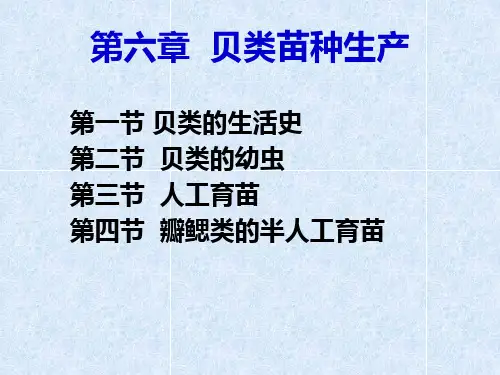 06贝类苗种生产