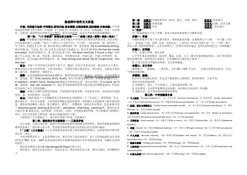 中考英语作文(2018版)