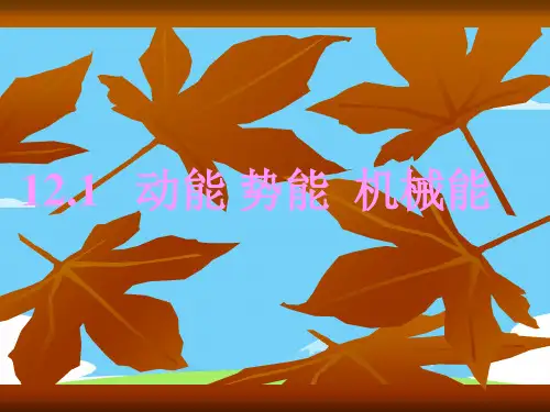 苏科版物理九年级上册12.1动能势能机械能 课件优秀课件PPT