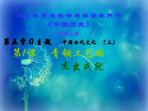 青铜工艺的杰出成就PPT精品课件
