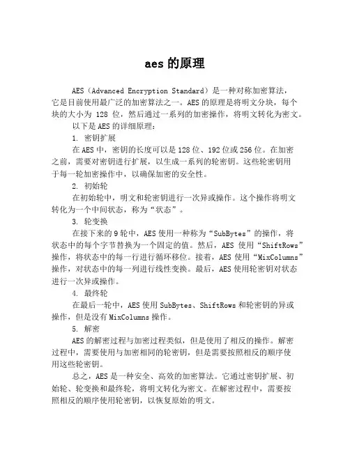 aes的原理