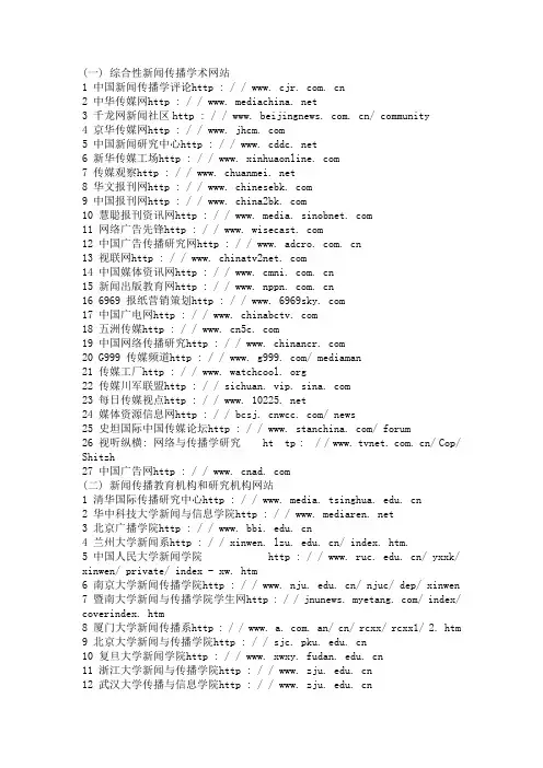新闻学习网站