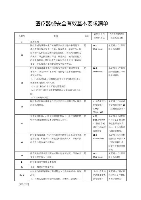 03安全有效基本要求清单