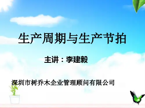 生产周期与节拍生产管理@管理课件