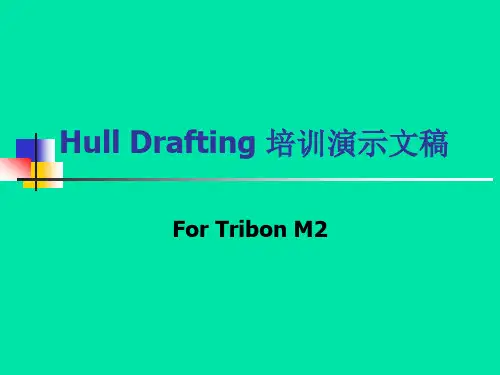 Tribon 船体建模教程
