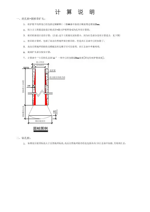 桩基结算工程量汇总表-(不带异形桩)-最终版本