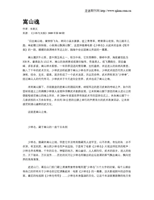嵩山魂