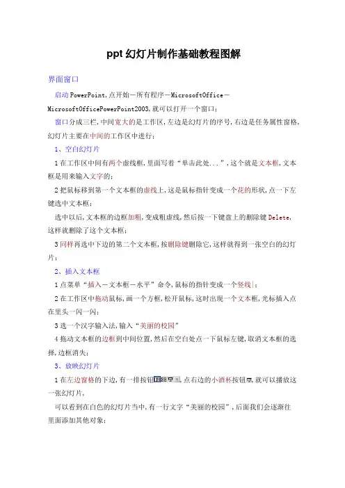 PPT幻灯片制作基础教程图解版