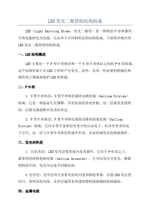 LED发光二极管的结构组成