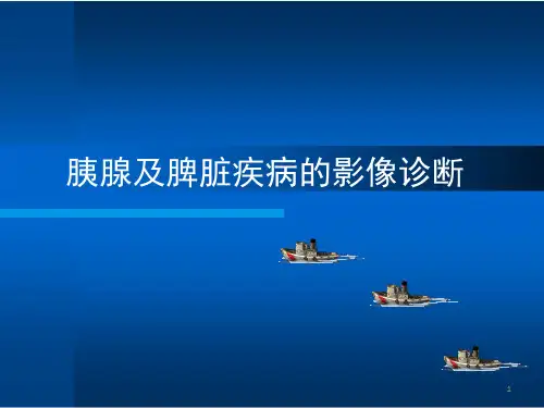 胰腺及脾脏疾病的影像诊断