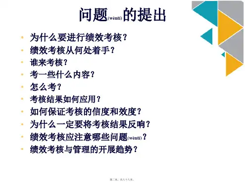 企业绩效考核的含义与作用ppt版
