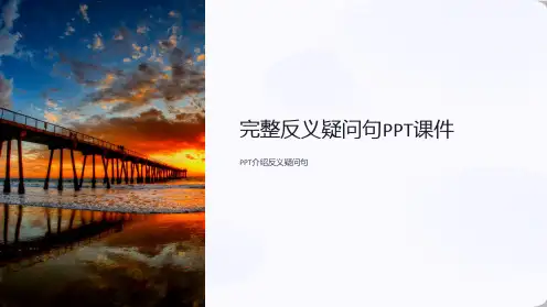 完整反义疑问句课件