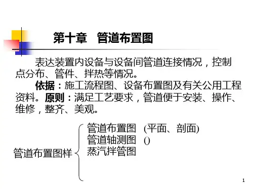 第十章管道布置图PPT课件