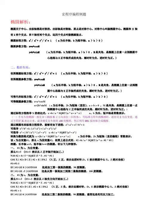 宏程序编程例子入门