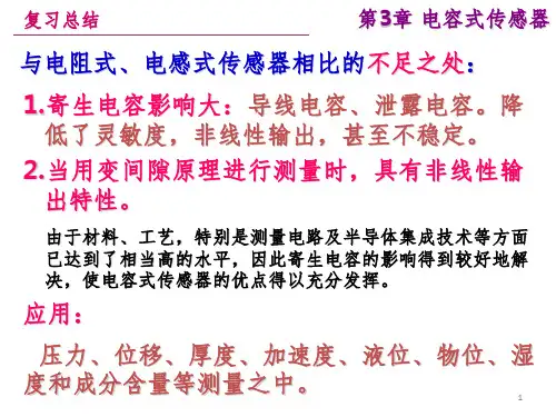 电容式传感器的应用PPT课件