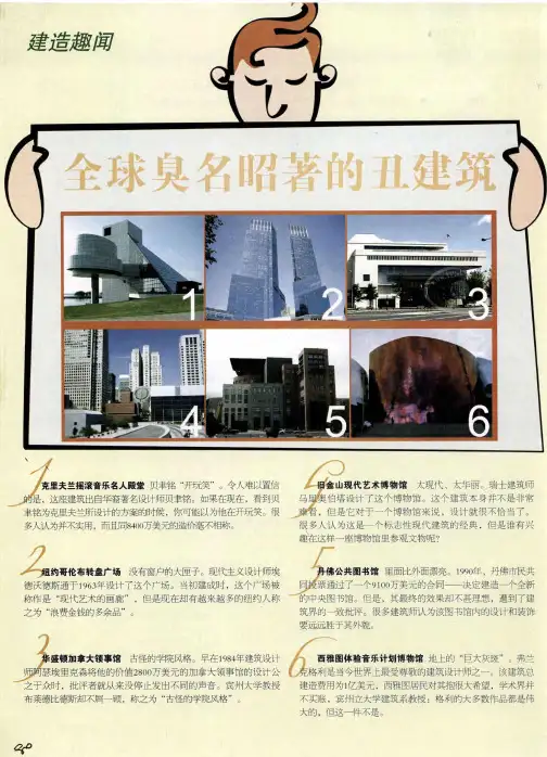 全球臭名昭著的丑建筑