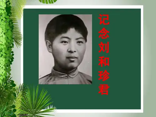 人教版高中语文必修一《记念刘和珍君》优质课件
