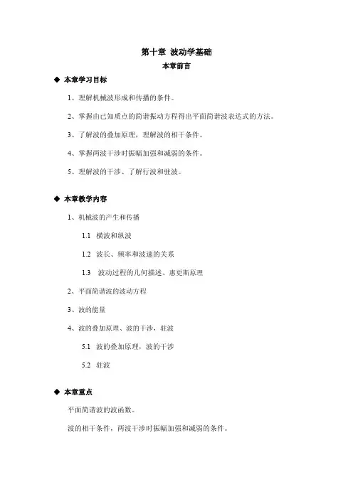 第10章波动学基础