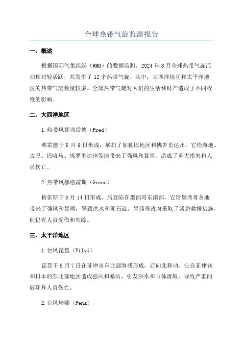 全球热带气旋监测报告