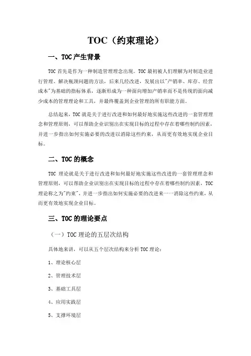TOC(约束理论)