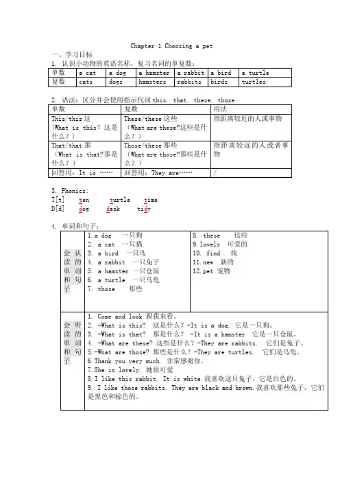 朗文英语1b第一单元