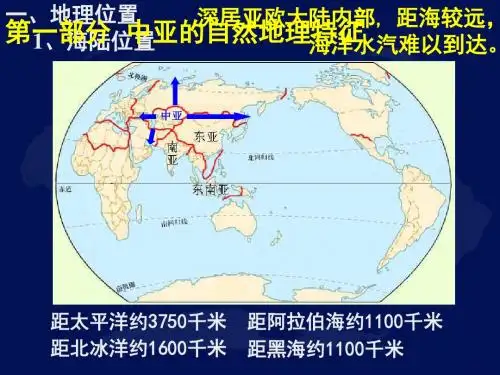 2亚洲分区地理--中亚