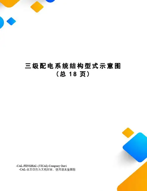 三级配电系统结构型式示意图