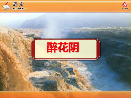 《醉花阴》(薄雾浓云愁永昼)课件 PPT