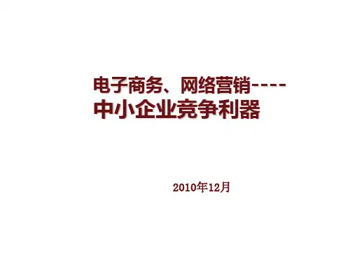 电子商务与网络营销幻灯片资料