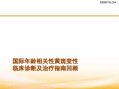 AMD国际循证医学指南通用版