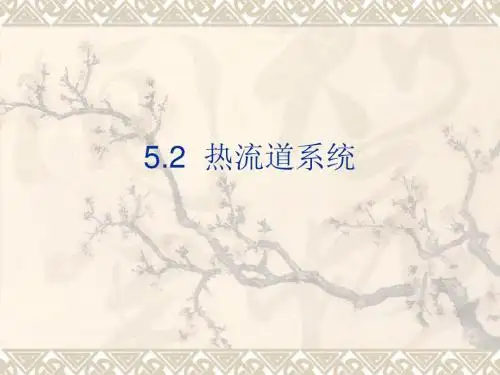 塑料成型工艺与模具设计第5章 热流道注射模具5.2