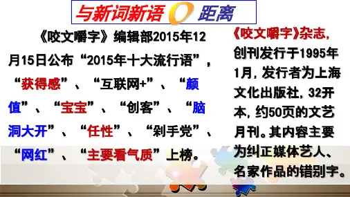 新词新语与流行文化