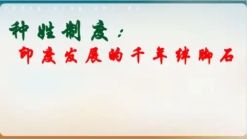 部编教材历史九年级上册 古代印度优秀示范