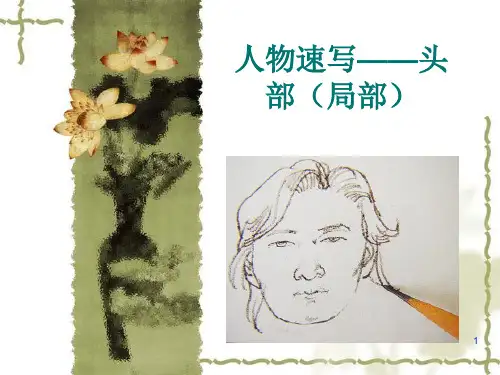 人物速写——头部(ppt课件