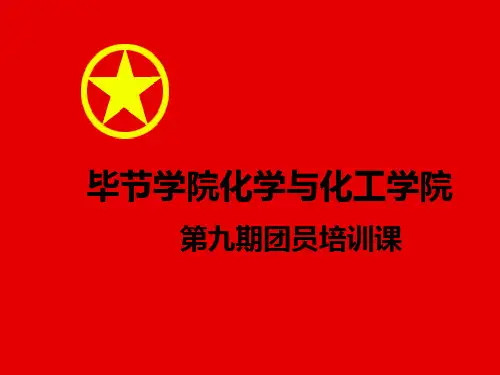 团课培训团章的学习PPT课件