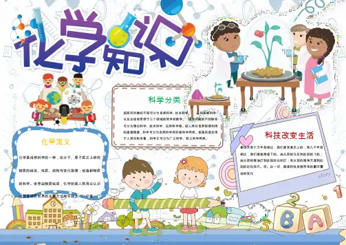 小学生科学科技创新探索小报手抄报A4模板可编辑可打印02