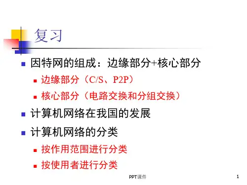 计算机网络—评价网络的性能指标  ppt课件