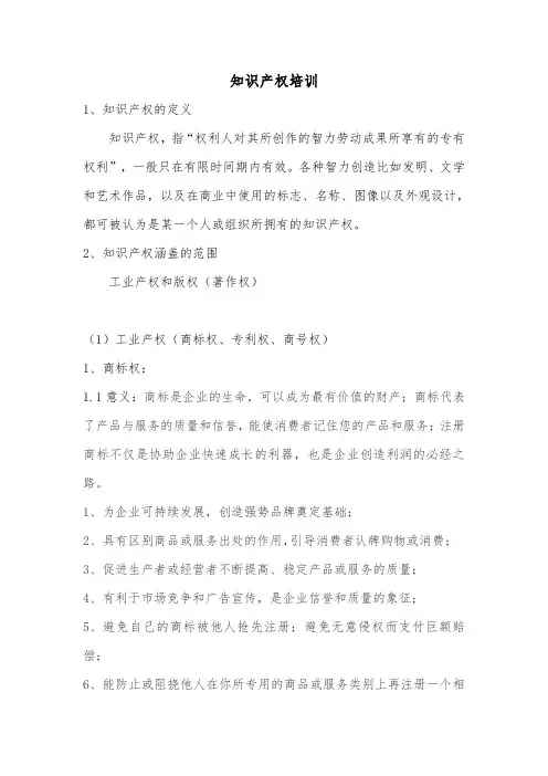 知识产权培训