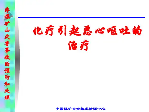 放化疗引起的恶心呕吐的治疗ppt课件