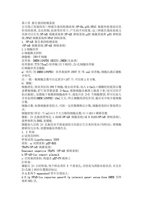 报告基因检测系统