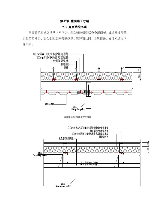 网架屋面施工方案
