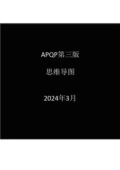 第三版APQP思维导图