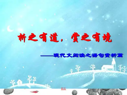 版记叙文语句赏析(演示课件-精选.ppt