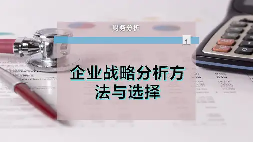 企业战略分析方法与选择