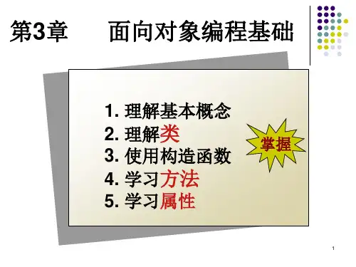 面向对象ppt课件