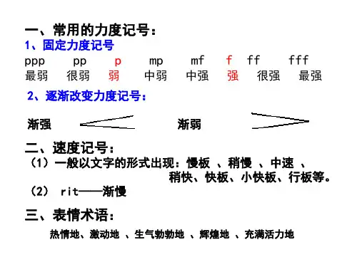 山东基本能力考试之《音乐基础知识》