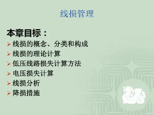 培训学习资料-线损管理_2022年学习资料