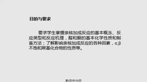 醛和酮ppt学习教程.pptx