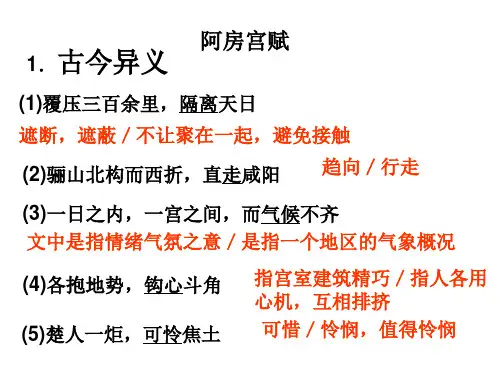 粤教版高三语文复习课内文言知识梳理必修2解读