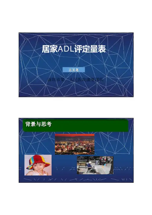 居家ADL评定量表